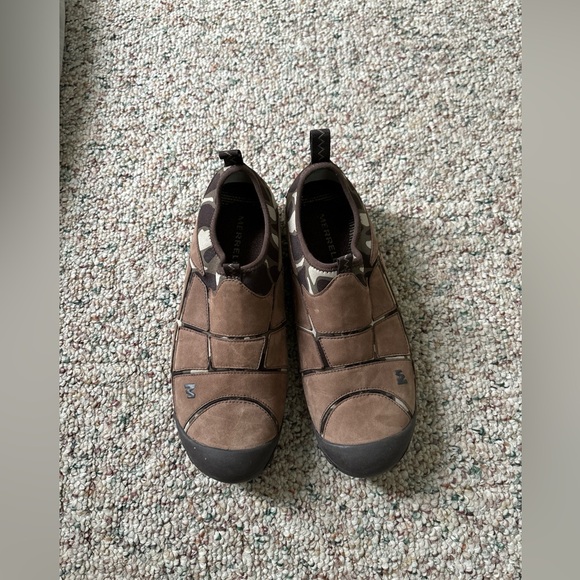 Merrell Size 8 US Women Mosaic Chocolate / Camo Brown Slip on Shoes - Picture 9 of 9